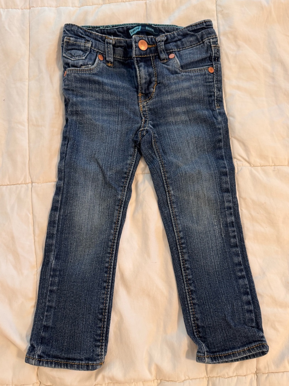 Levi's Skinny Blue Denim Jeans - Classic Indigo